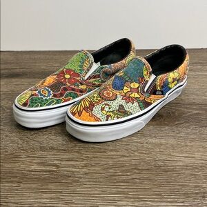 Vans Classic Slip-On “Van Doren” Patchwork Print Sneakers  Men’s 4 / Women’s 5.5